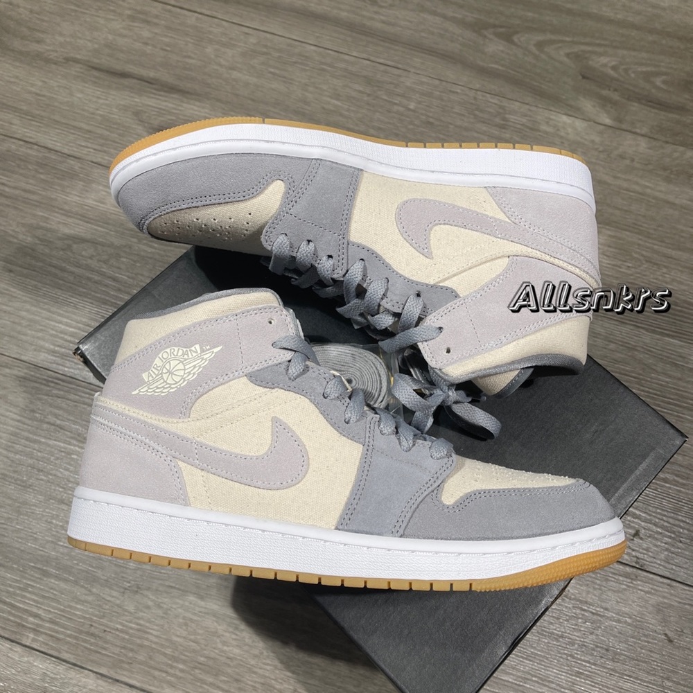 Air Jordan 1 Mid Coconut Milk Men’s - Picture 9 of 10